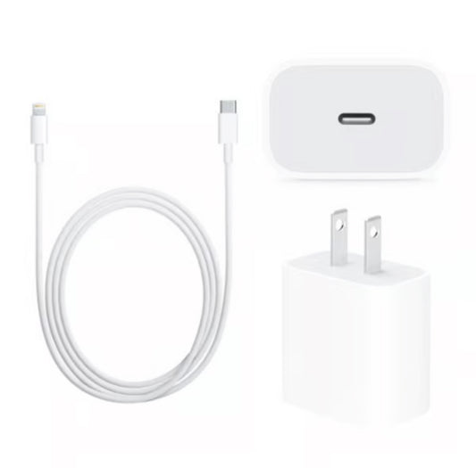 Fast Charger Bundle - Type C Adapter + Charging Cable (1M)